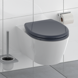 Abattant WC en duroplast ANTHRAZIT avec frein de chute Anthracite