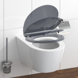 Abattant WC en duroplast ANTHRAZIT avec frein de chute Anthracite