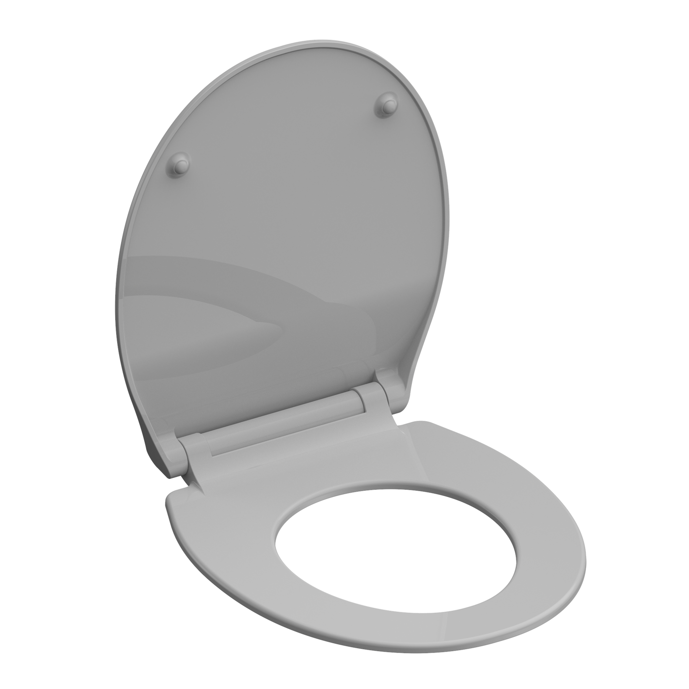 Abattant WC extra fin en duroplast SLIM avec frein de chute Gris clair