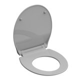 Abattant WC extra fin en duroplast SLIM avec frein de chute Gris clair