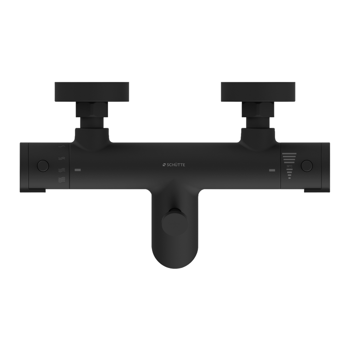 Mitigeur thermostatique de baignoire Schütte LONDON noir