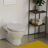 Abattant WC ovale en MDF blanc certification FSC avec frein de chute - WC1M