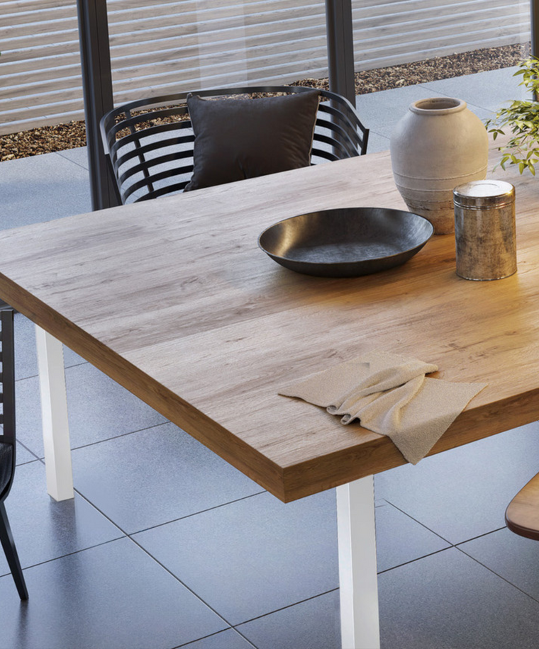 NEW ! PIEDS DE TABLE BLANCS