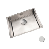 Evier sous-plan inox nid d'abeille VIBRATO Luisina 1 bac 670x450 mm