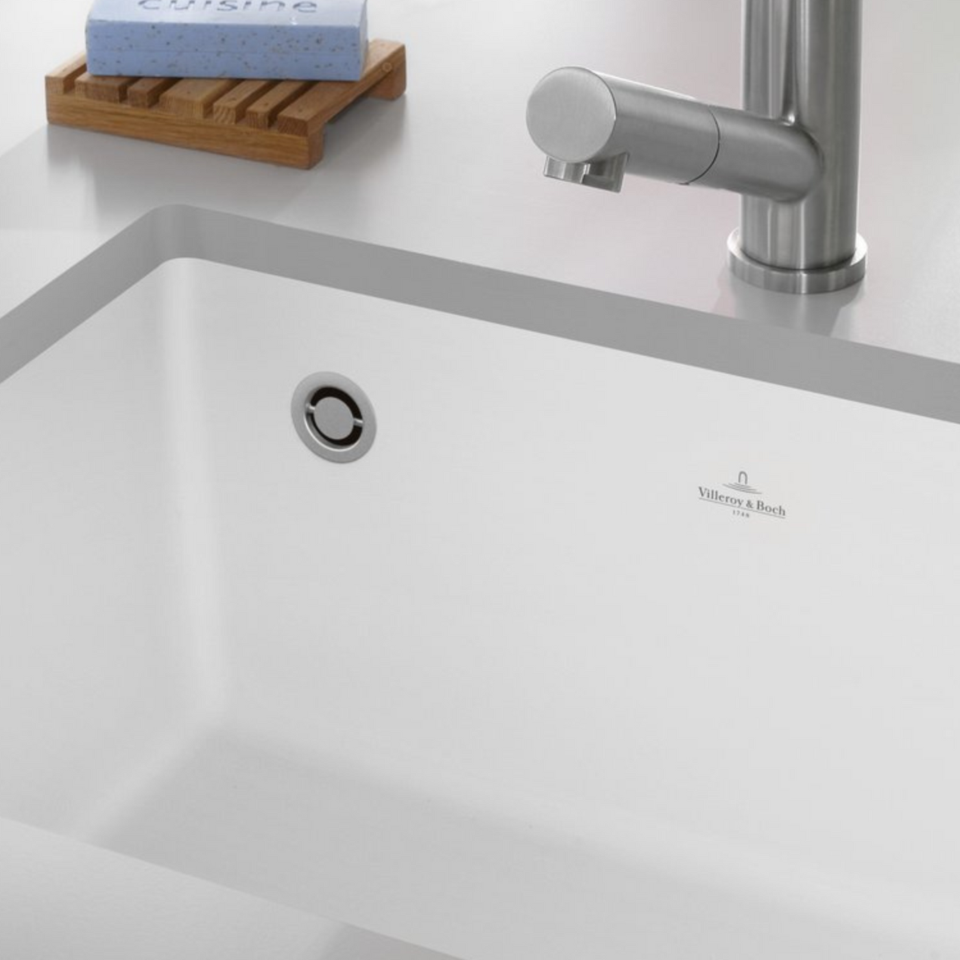 Evier sous-plan céramique blanc mat Villeroy & Boch SUBWAY 60