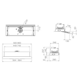 Hotte cuisine Elica encastrable CIAK 2.0 - 60 cm