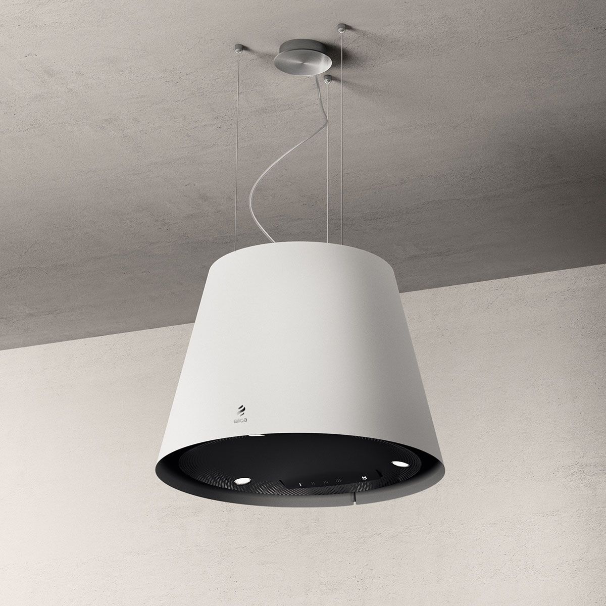 Hotte cuisine Elica suspendue blanc EASY UX 50 cm