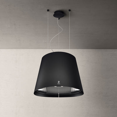 Hotte cuisine Elica suspendue inox noir JUNO 50 cm -  Nouvelle version