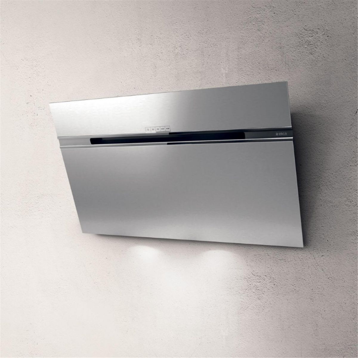 Hotte cuisine Elica murale STRIPE LUX inox 90 cm