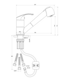 Robinet Douchette chromé K2