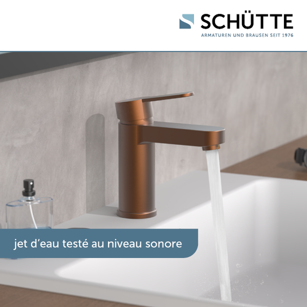 Mitigeur lavabo vasque Schütte ELEPHANT cuivre