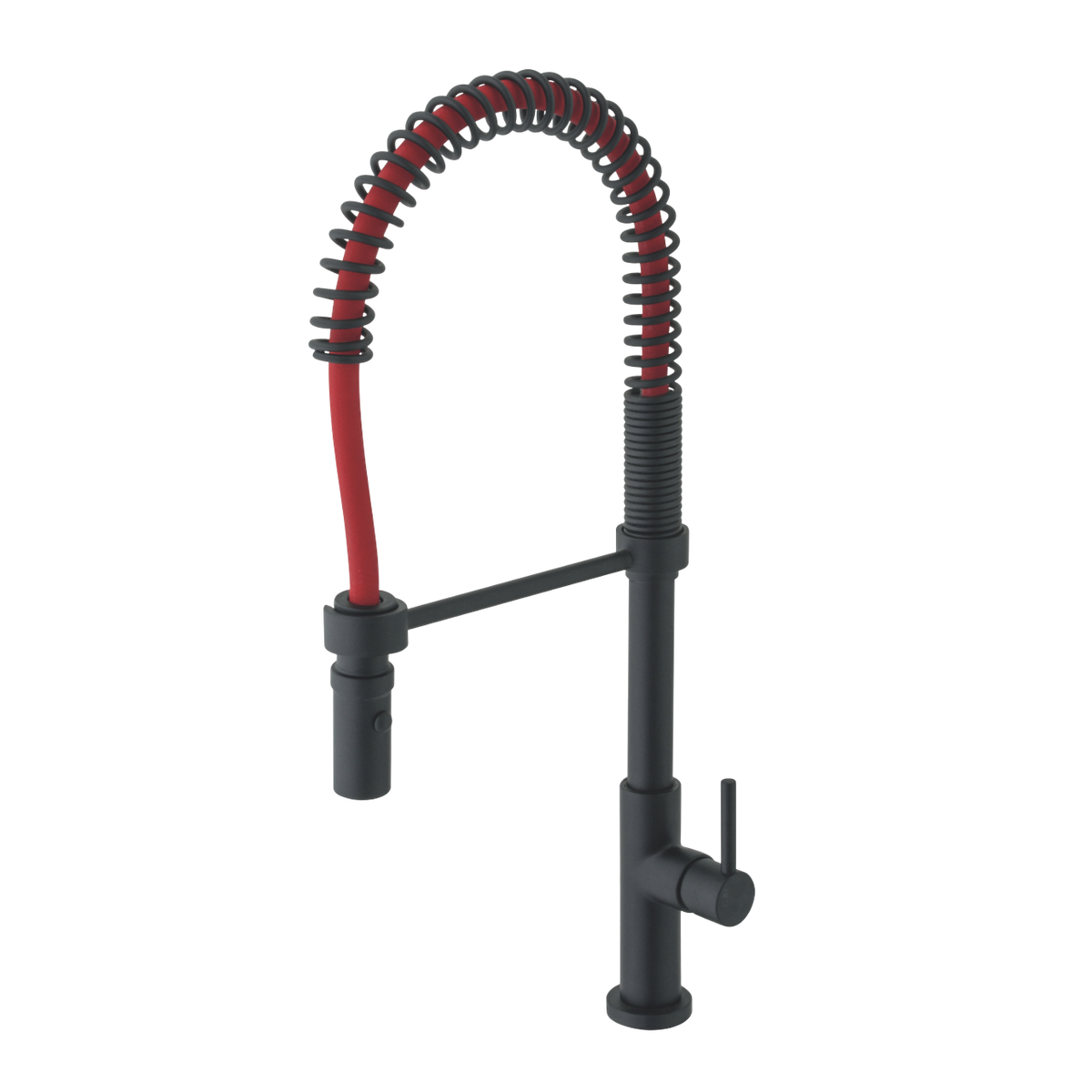 Robinet douchette noir flexible rouge MIDTOWN