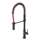 Robinet douchette noir flexible rouge MIDTOWN